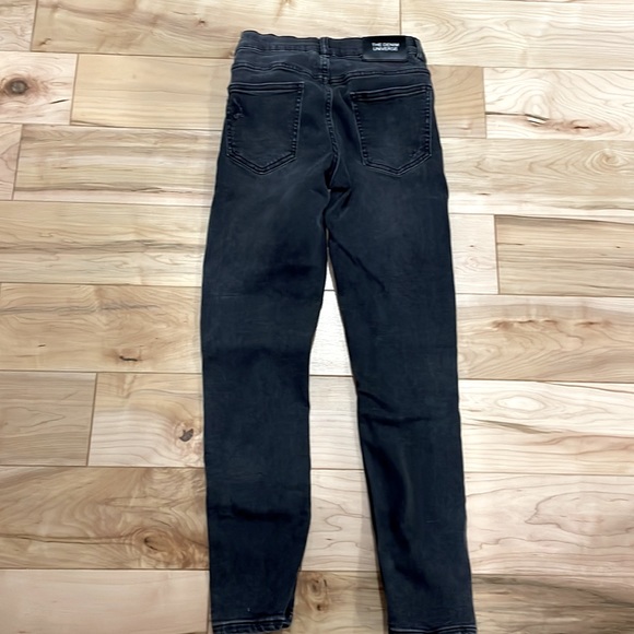 Zara boys size 11-12 skinny stretch jeans. Distressed black. - Picture 5 of 5